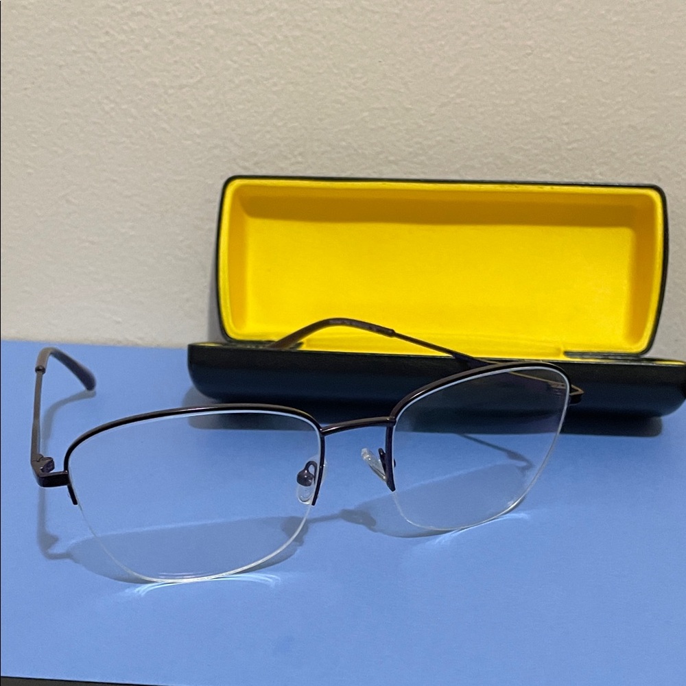 Dark purple glasses